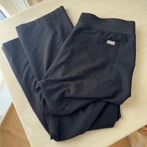 FIGS- Livingston Basic Scrub Pants - M - Black